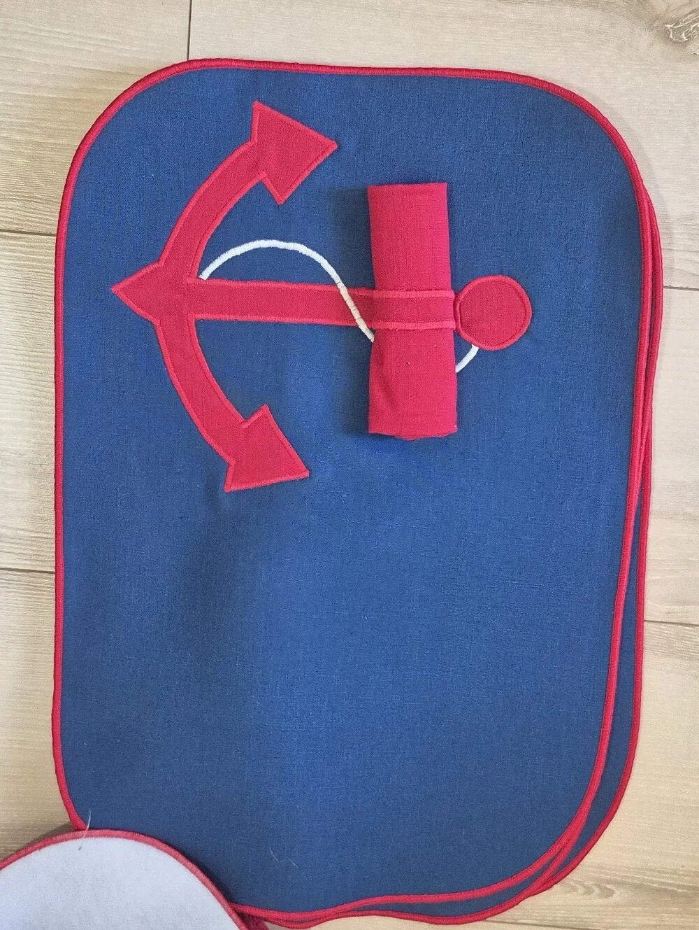 Set of 4 Heritage Linens Nautical Anchor Placemats with Napkins NWT
